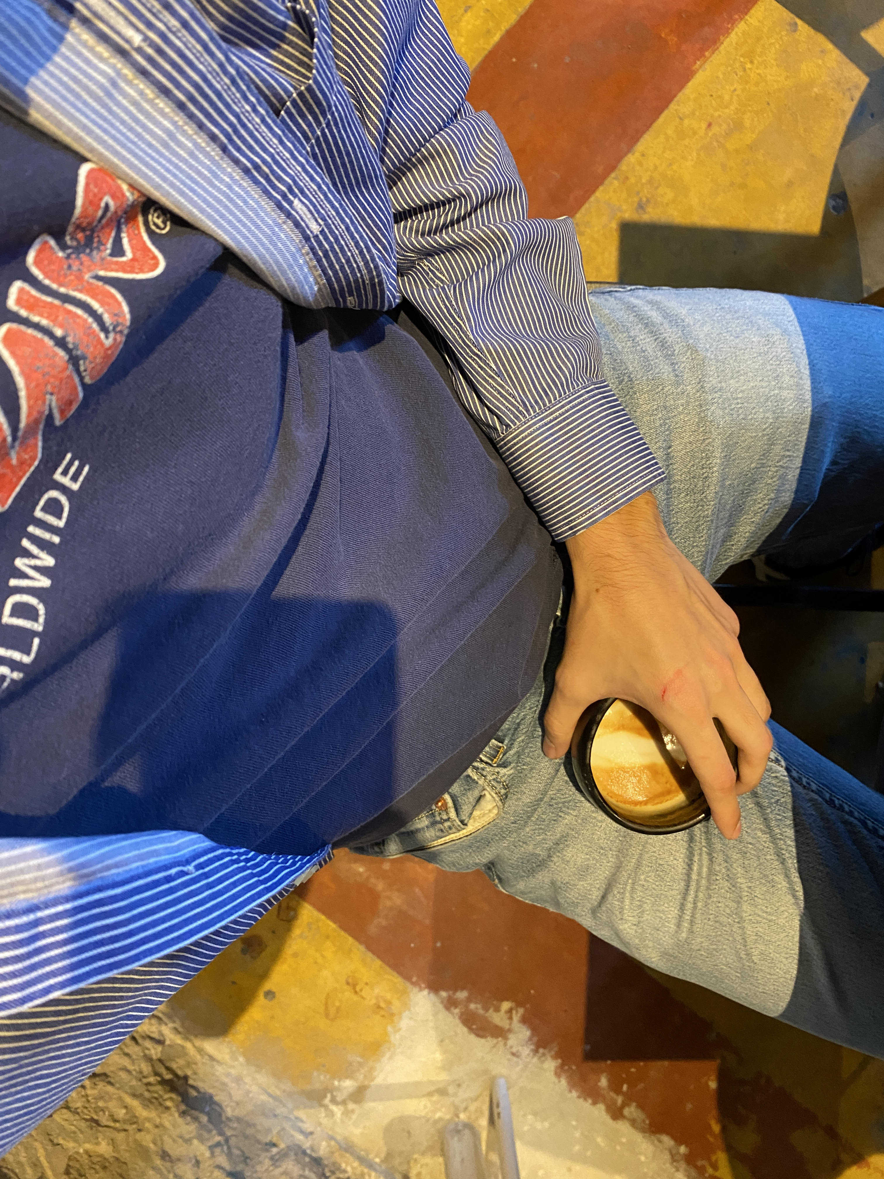 guy with coffee in hand